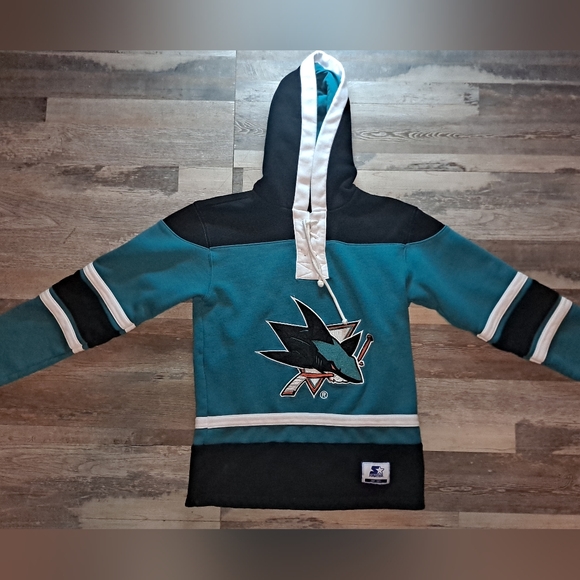 Vintage Starter San Jose Sharks Hoodie Size Small